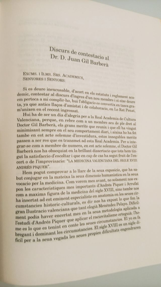 Medicina Valenciana del siglo XVIII