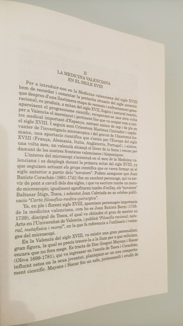 Medicina Valenciana del siglo XVIII