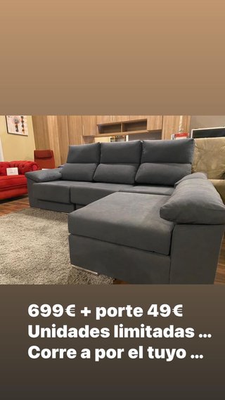SOFA CHAISELONGUE 2,50 ancho 699€
