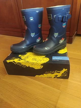Botas de agua Joules de segunda mano en WALLAPOP