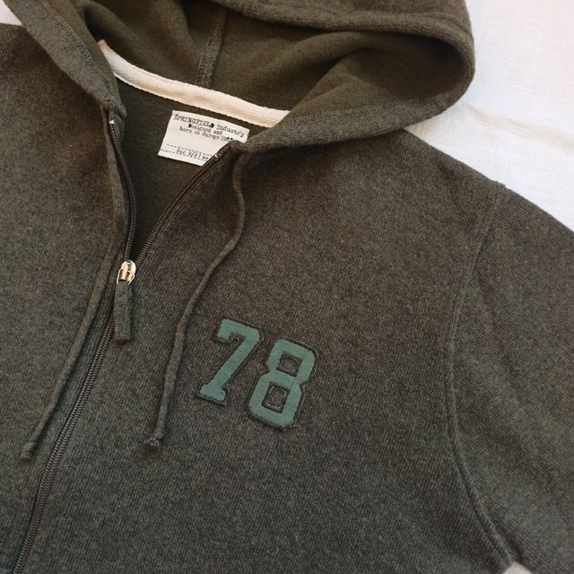 Sudadera chico lana verde oscuro S