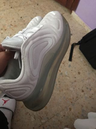 Nike Air Max 720 blancas como nuevas Talla 39 de segunda mano por 90 EUR en  Leganés en WALLAPOP
