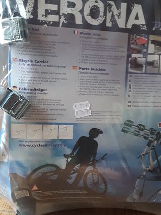 Porta bicicletas de aluminio de segunda mano por 30 EUR en Torres de la  Alameda en WALLAPOP