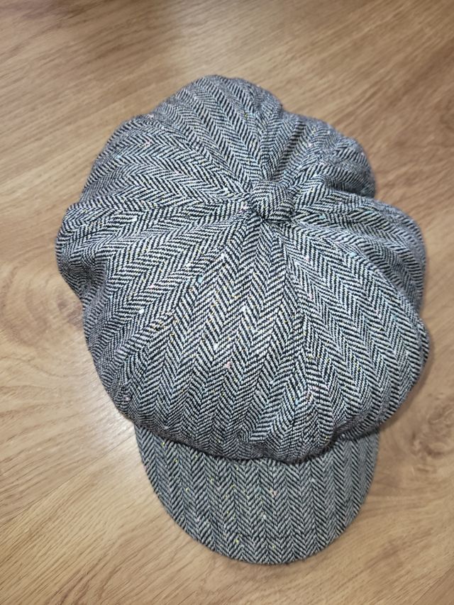 Gorra mujer,de paño Moña se terciopelo 