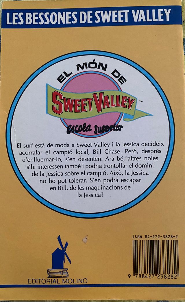 Llibre Les Bessones de Sweet Valley, Català.