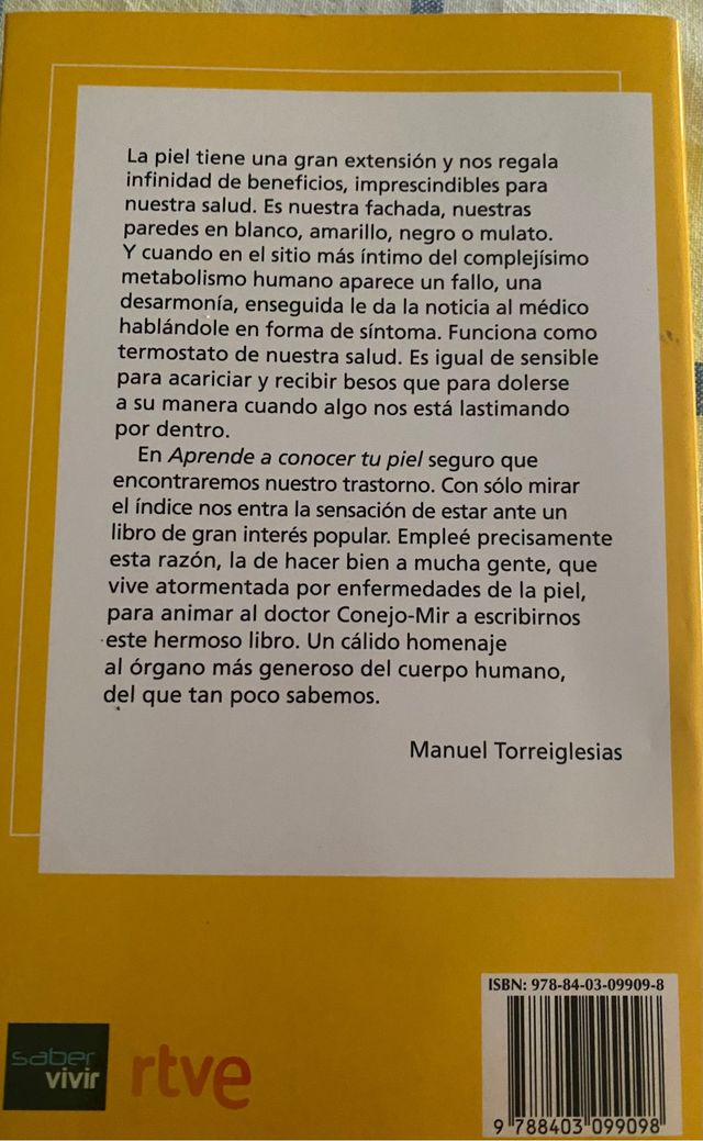 Libro aprende a conocer tu piel