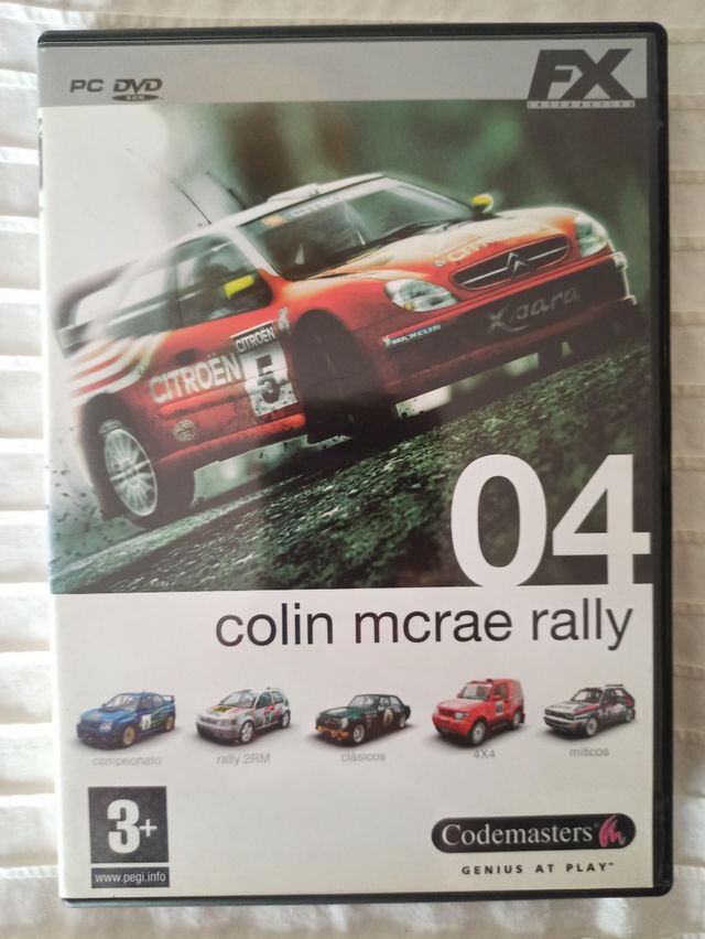 Colín McRae 4 y André Agassi tenis para PC