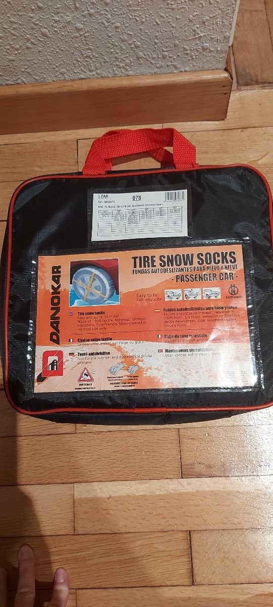 Cadenas tela para nieve