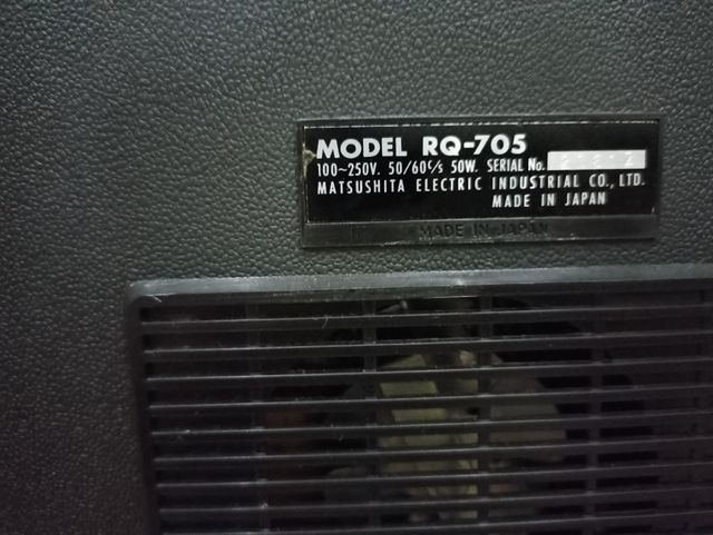 Registrattore NATIONAL modello QR-705