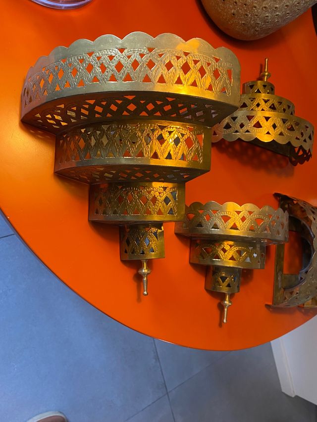 Apliques latón Marrakech