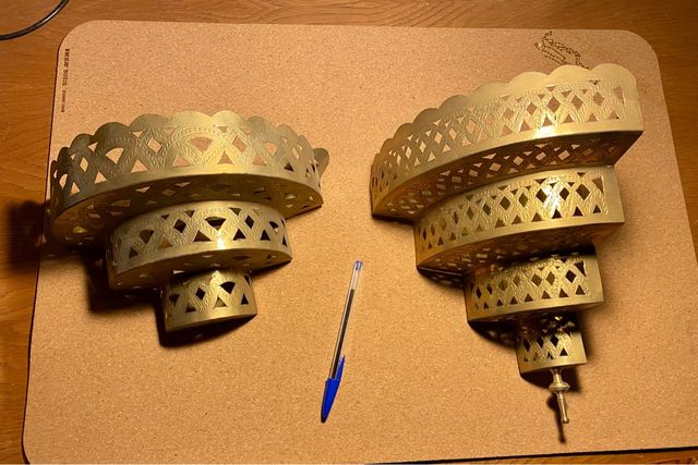 Apliques latón Marrakech