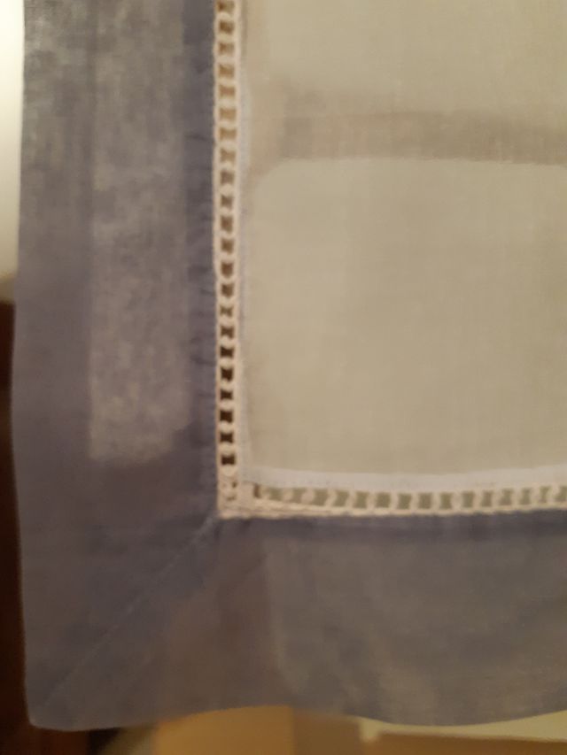 4 manteles individuales en organdí