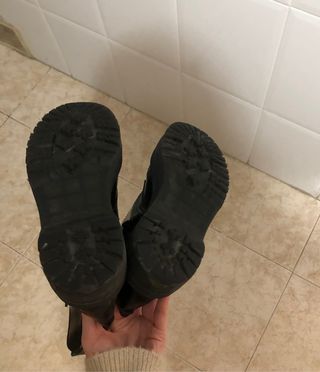 Botas militares BROWNIE PIEL NEGRAS de segunda mano por 30 EUR en Molina de  Segura en WALLAPOP