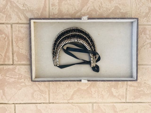 25 Portaoggetti varie misure. In simil velluto.