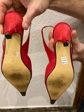 Zapatos fiesta Pura López t.37 de segunda mano por 44,5 EUR en Mislata en  WALLAPOP