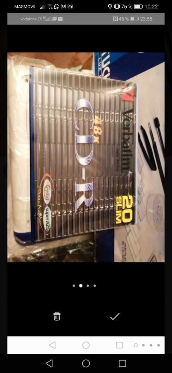 20 DVD VIRGENES VERBATIN 2 scatole x 20e