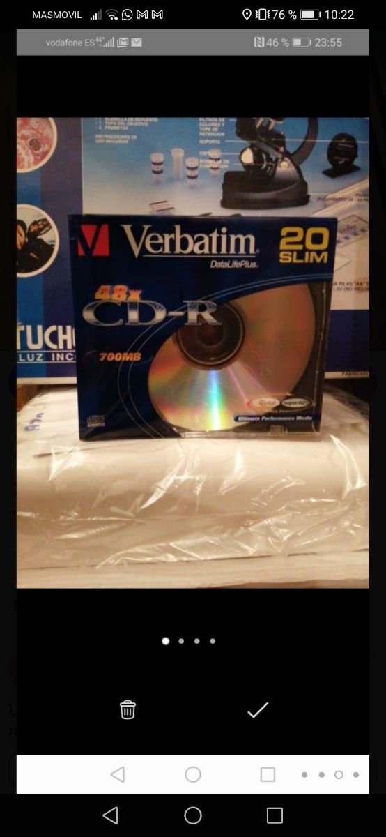 20 DVD VIRGENES VERBATIN 2 scatole x 20e