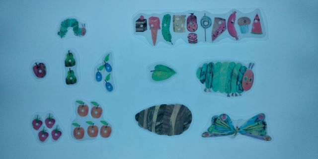 La pequeña oruga glotona