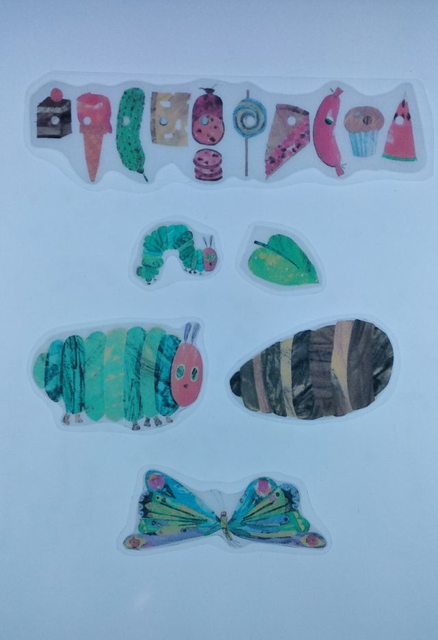 La pequeña oruga glotona