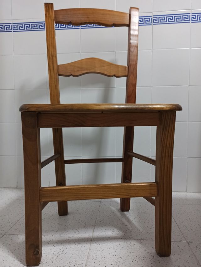 Sillas de madera