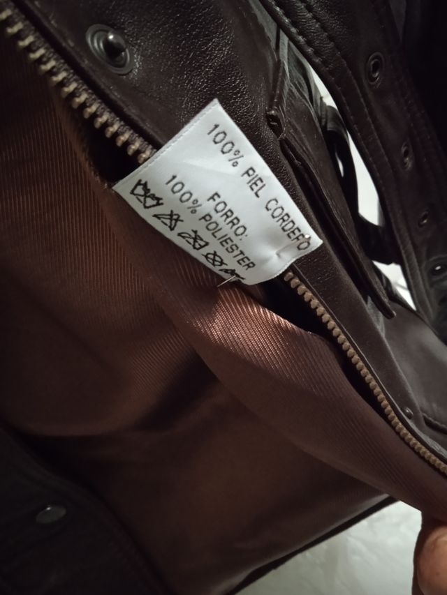 chaqueta 100% de piel de cordero nueva