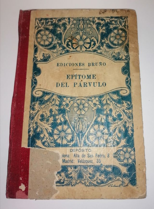LIBRO EPITOME DEL PARVULO 1935