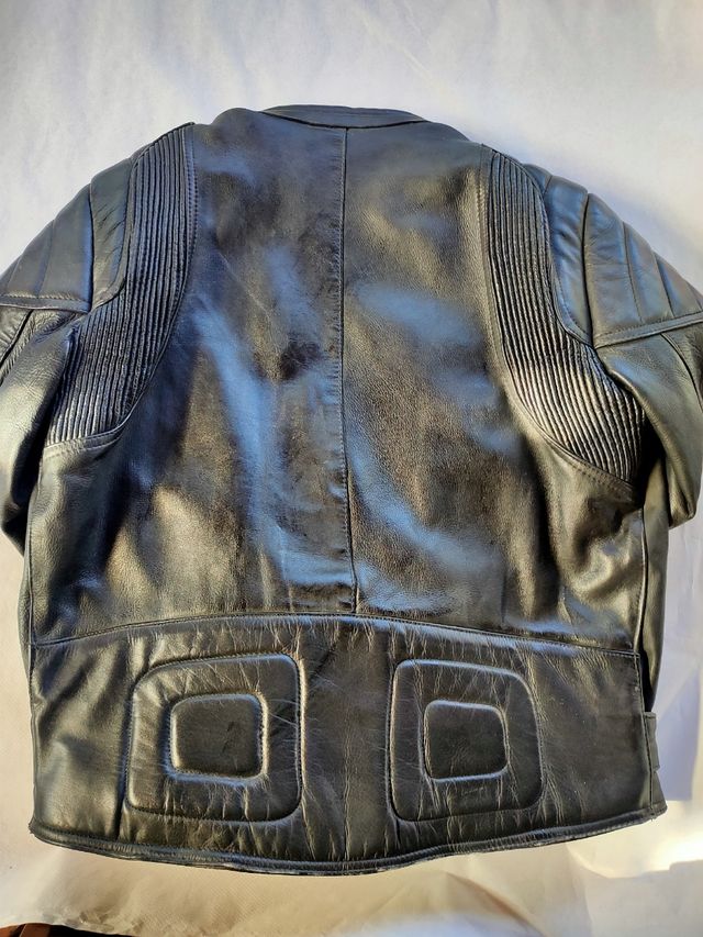Chaqueta moto Garibaldi Vintage cuero