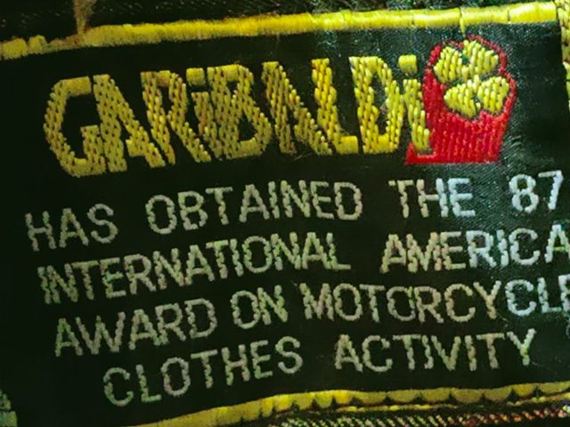 Chaqueta moto Garibaldi Vintage cuero