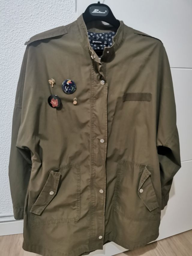 chaqueta verde