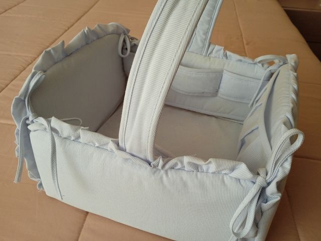 Cesta pañalero guarda objetos + pañales