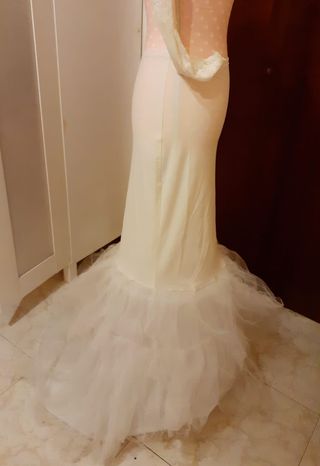 Can-can novia sirena con cola nuevo de segunda mano por 50 EUR en Barcelona  en WALLAPOP