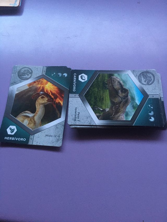 Cartas de dinosaurios