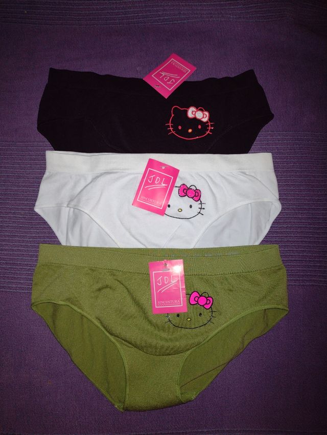 bragas sin costura Hello Kitty , nuevas