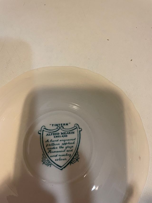 8 platitos porcelana inglesa