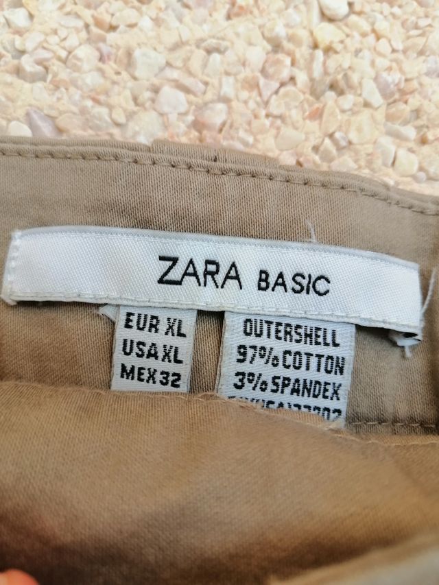 Falda Beige Zara