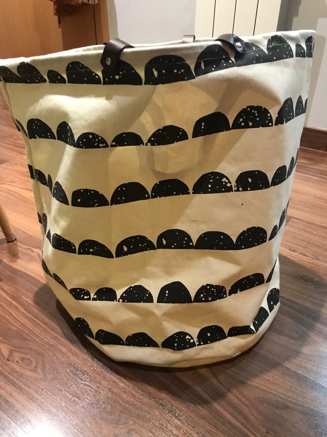 Capazo tela decoració