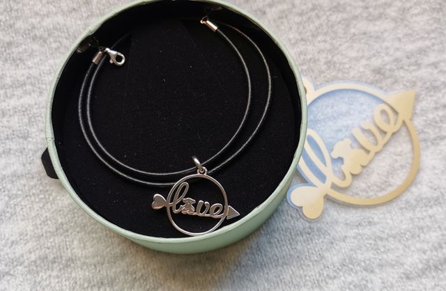 Colgante TOUS Love plata