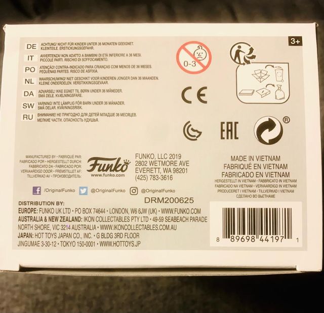 Caja funko pop de la casa de papel