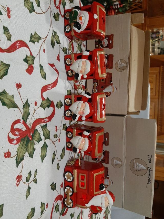 tren de 5 vagones porcelana brillante