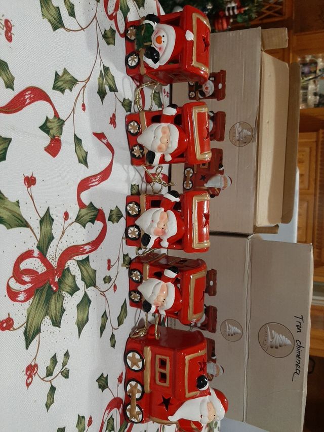 tren de 5 vagones porcelana brillante