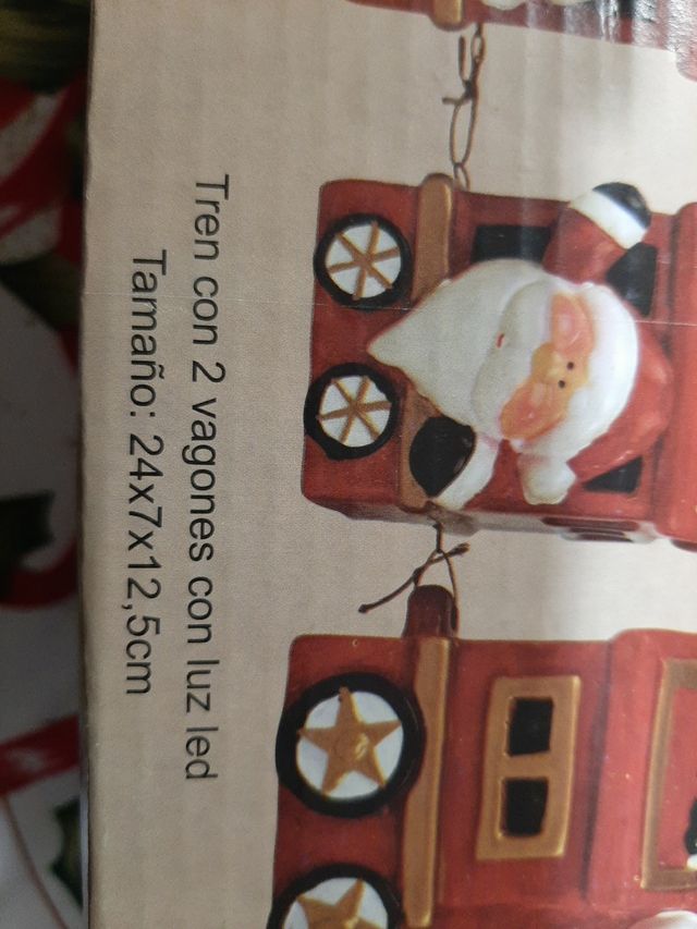 tren de 5 vagones porcelana brillante