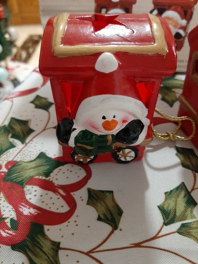 tren de 5 vagones porcelana brillante