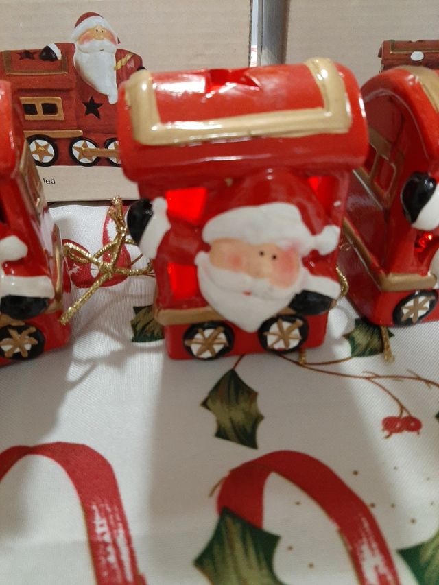 tren de 5 vagones porcelana brillante