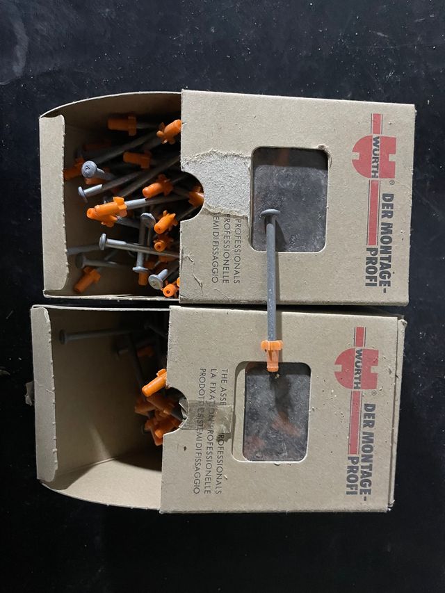 Clavos hormigón 7cm Wurth