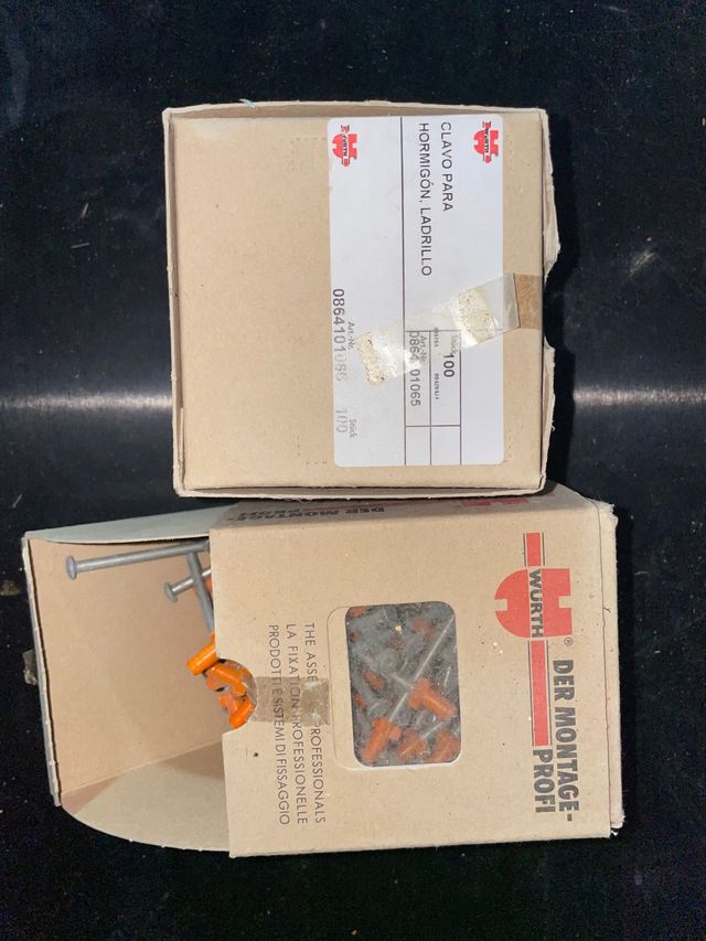 Clavos hormigón 7cm Wurth