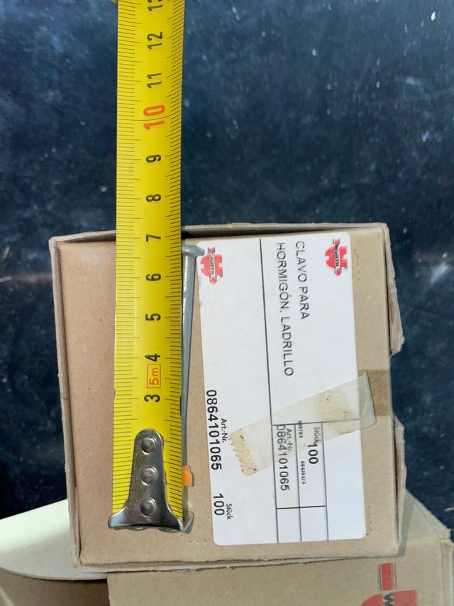 Clavos hormigón 7cm Wurth