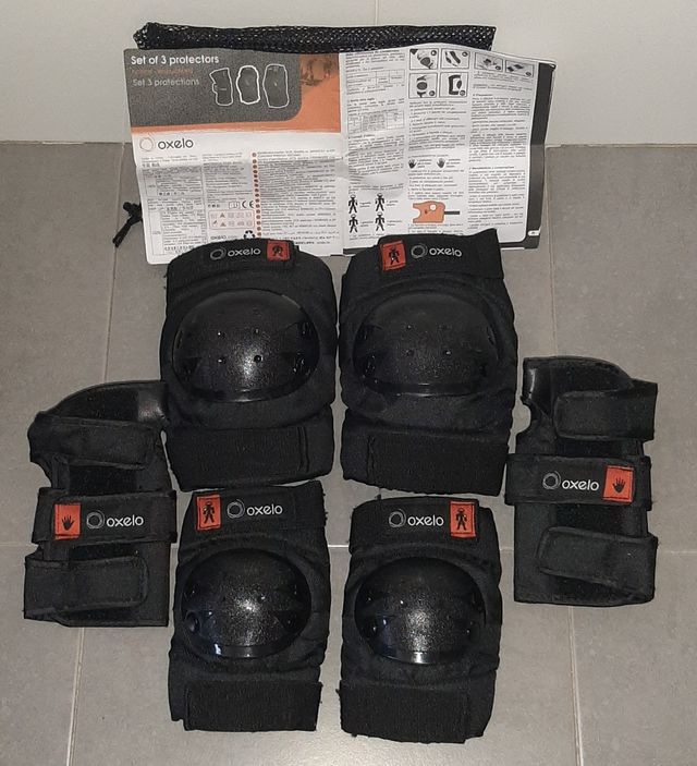 Patines en línea / bolsa y protecciones Oxelo