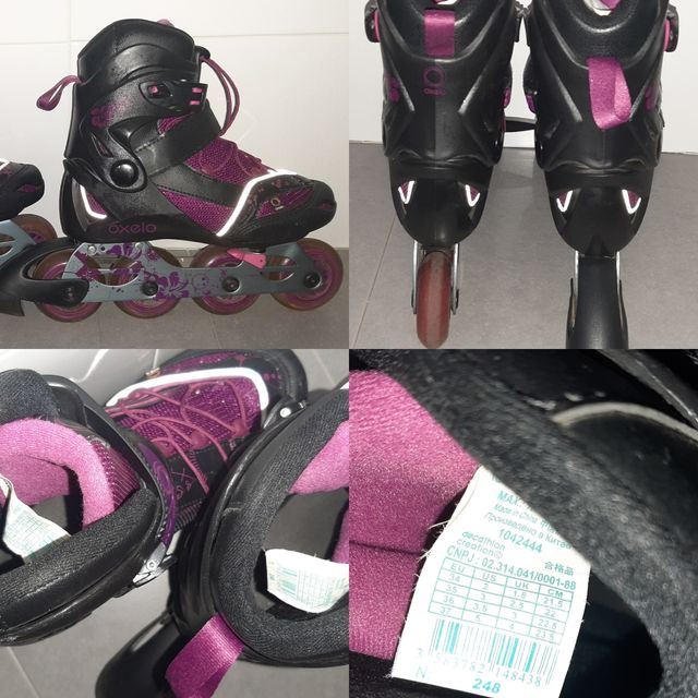 Patines en línea / bolsa y protecciones Oxelo
