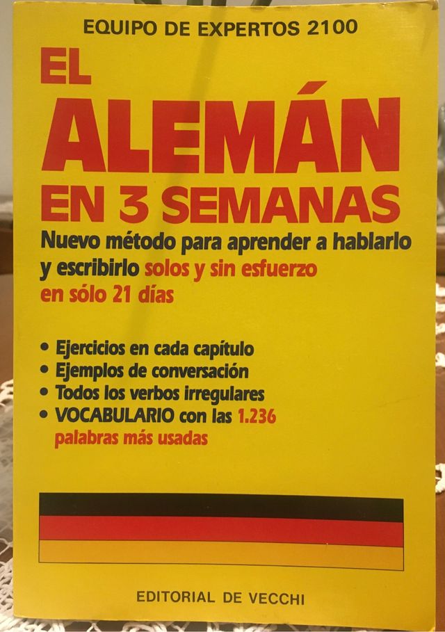 Libro aprendizaje alemán