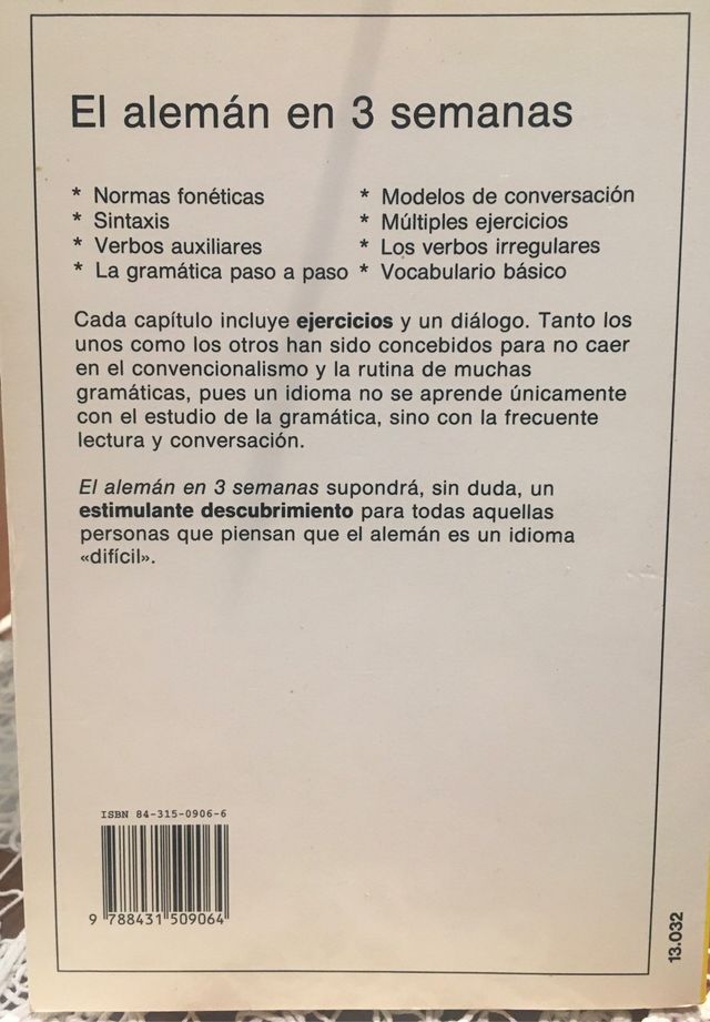 Libro aprendizaje alemán